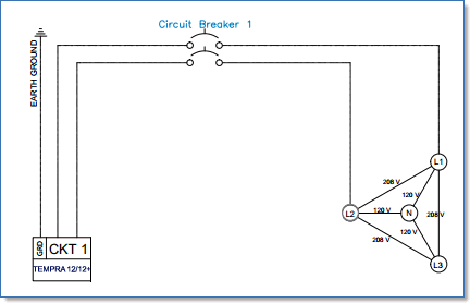 Tempra 12/12+ 3-phase wiring diagram