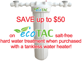 Save $50 on ecoTAC hard water treatment