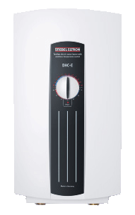 Point-of-use tankless water heater with the same flow-based power modulation technology found in the flagship Tempra Series.  Models up to 12 KW.  The DHC-E series are an excellent choice for point-of-use applications where flow rates or water pressure may vary or where very low activation flow rates are required.